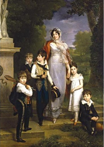 BARONGERARDPortraitofLouiseAntoinetteScholastiqueGehenucMarechaleLannesDuchessedeMontebellowithherchildren.jpg